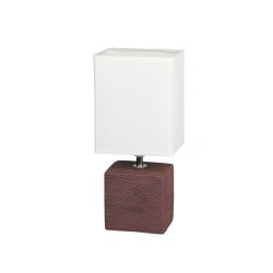 Stolová lampa RABALUX 4928 Orlando wenge – lampa s tmavým podstavcom