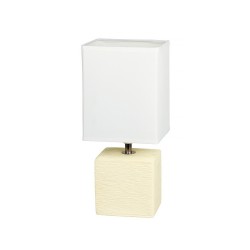 Stolová lampa RABALUX 4929 Orlando krémová – lampa s krémovým podstavcom