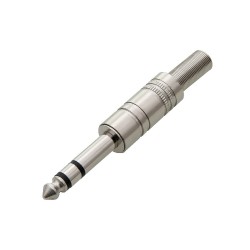 Konektor JACK6,3 mm stereo KOVO SK3M – konektor