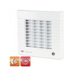 Ventilátor VENTS 100MAL žalúzia + ložisko – biely ventilátor so žalúziou