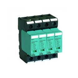 Zvodič prepätia KIWA PO I 4z 280V/12,5kA – zelený štvorpólový zvodič