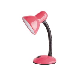 Stolová lampa Dylan červená – červená lampa s ohybným ramenom