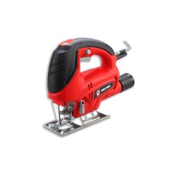 Priamočiara píla HAKA TOOLS 600W – červená píla zboku