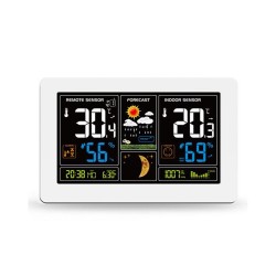Meteostanica Solight TE81W – biela meteostanica s farebným displejom