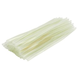 Tyčinka tavná 7 mm biela 30 cm SMA005V – kopa bielych tavných tyčiniek