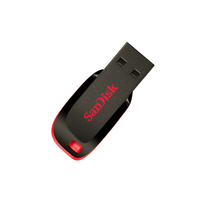 Kľúč USB 32GB SANDISK CRUZER BLADE – čierno-červený USB kľúč