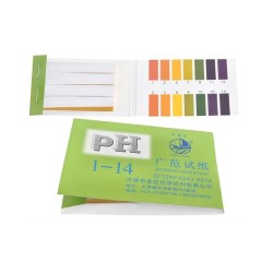 Tester pH vody – litmusový papier 80 ks – papieriky s farebnou stupnicou