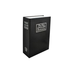 Trezor čierny tvar knihy 18x11,5x5,5cm – zatvorený trezor ako kniha