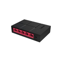 Switch MERCUSYS MS105G – čierny 5-portový switch