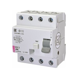 Prúdový chránič ETI EFI-P4 A 25/0,03 4-pólový – chránič