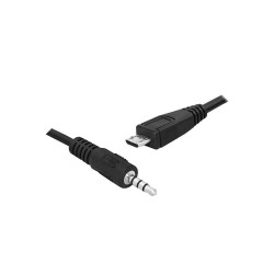 Kábel jack 3,5 mm 4-pin na micro USB-B 1,5 m EN71 – kábel s konektormi