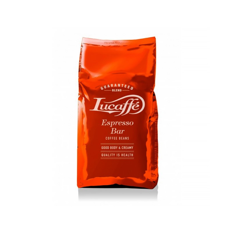 Káva Lucaffè Espresso Bar 1 kg – oranžové balenie kávy