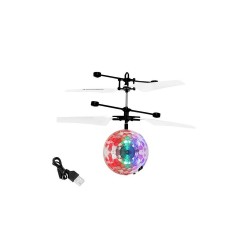 Lietajúca disko guľa FLYING BALL – guľa s vrtuľou a káblom