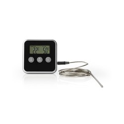 Teplomer na mäso NEDIS KATH105BK – digitálny teplomer so sondou