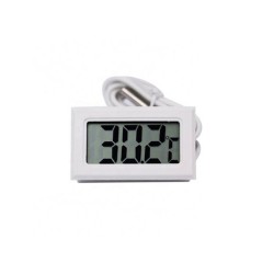 Teplomer káblový mini T164B biely – biely malý teplomer