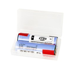 Batéria INR18650 SAMSUNG 3,6 V 2750 mAh s vývodmi – batérie v puzdre