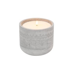 Sviečka LED čajová vosková CDL17 Ø 17 × 14 cm – sviečka v betónovom obale