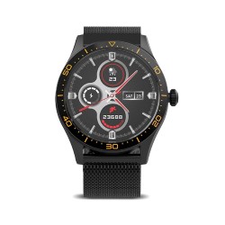 Hodinky SMART FOREVER AMOLED ICON AW-110 čierne – hodinky s kovovým remienkom