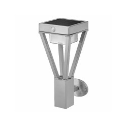 Solárna lampa LEDVANCE ENDURA STYLE BOUQUET WALL 36 cm s PIR nerez – nástenná nerezová lampa
