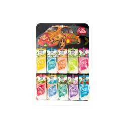 Osviežovač vzduchu PALOMA CAR FRESH stromčeky 60 ks – stojan so stromčekmi
