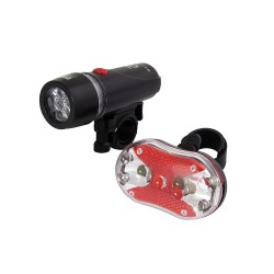 Sada LED svetiel na bicykel ESPERANZA EOT015 Alphecca – predné a zadné svetlo