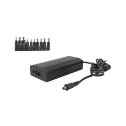 Adaptér pre notebooky LTC LXG211 100 W s 10 koncovkami a napájaním do auta – adaptér s koncovkami