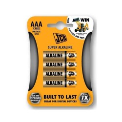 Batéria JCB AAA Super – štyri batérie v blistri