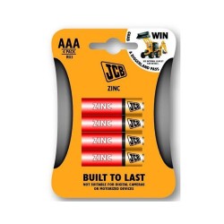 Batéria JCB R03/AAA zinko-chloridová 4 ks – batérie v blistri