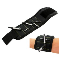 Pás na ruku magnetický na náradie A-648 5 magnetov – pás s náradím a na ruke