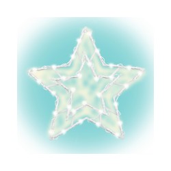 Dekorácia do okna LED hviezda HOME KID503B/WW – teplá biela svietiaca hviezda