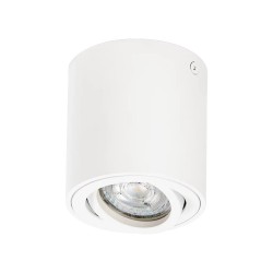 Svietidlo LEDVANCE SPOT SURFACE ROUND – biele stropné svietidlo GU10