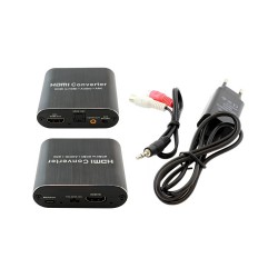 Prevodník HDMI na HDMI, optiku a audio – prevodník s príslušenstvom