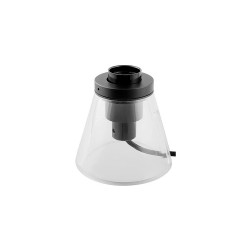 Stolová lampa OSRAM Vintage 1906 Table Black – sklenený podstavec s objímkou