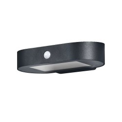 Svietidlo LED so solárnym panelom a PIR LEDVANCE ENDURA STYLE SOLAR OVALS WALL 4W – oválne nástenné svietidlo