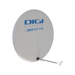 Satelitná parabola D80FE 80 cm železná DIGI TV – parabola s logom DIGI