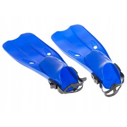 Plutvy na plávanie DIVE CLASSES M 22,5–24,5 cm modré – modré plutvy