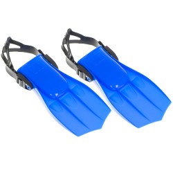 Plutvy na plávanie DIVE CLASSES S 17–20 cm modré – modré plutvy