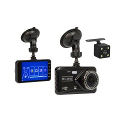 Kamera do auta BLOW DVR F800 s parkovacou kamerou – kamera s displejom a zadnou kamerou