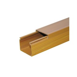 PVC lišta 40x25 svetlé drevo 2m – lišta