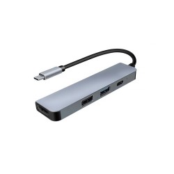 USB HUB USB-C na USB-C, HDMI a 2x USB-A SOLIGHT SSH1201 – hub