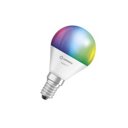 Žiarovka LEDVANCE LED SMART WIFI CLP40 E14 4,9W RGBW – žiarovka svietiaca farebne
