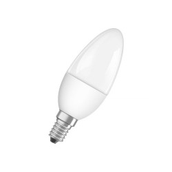 LED žiarovka LEDVANCE CLB40D – matná sviečka zo šikma