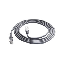 Kábel RJ45-RJ45 10 m – sivý sieťový kábel