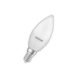 LED žiarovka OSRAM SCLB40 840 – matná sviečka zo šikma