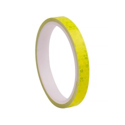 Reflexná páska žltá 10mm x 8m PR-18Z – kotúč pásky