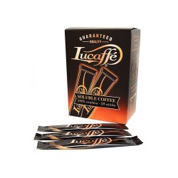Instantná káva LUCAFFE 100 % Arabica 25 ks – balenie a vrecúška