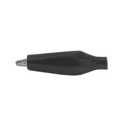 Krokosvorka 40 mm VCC1/BK – čierna izolovaná krokosvorka