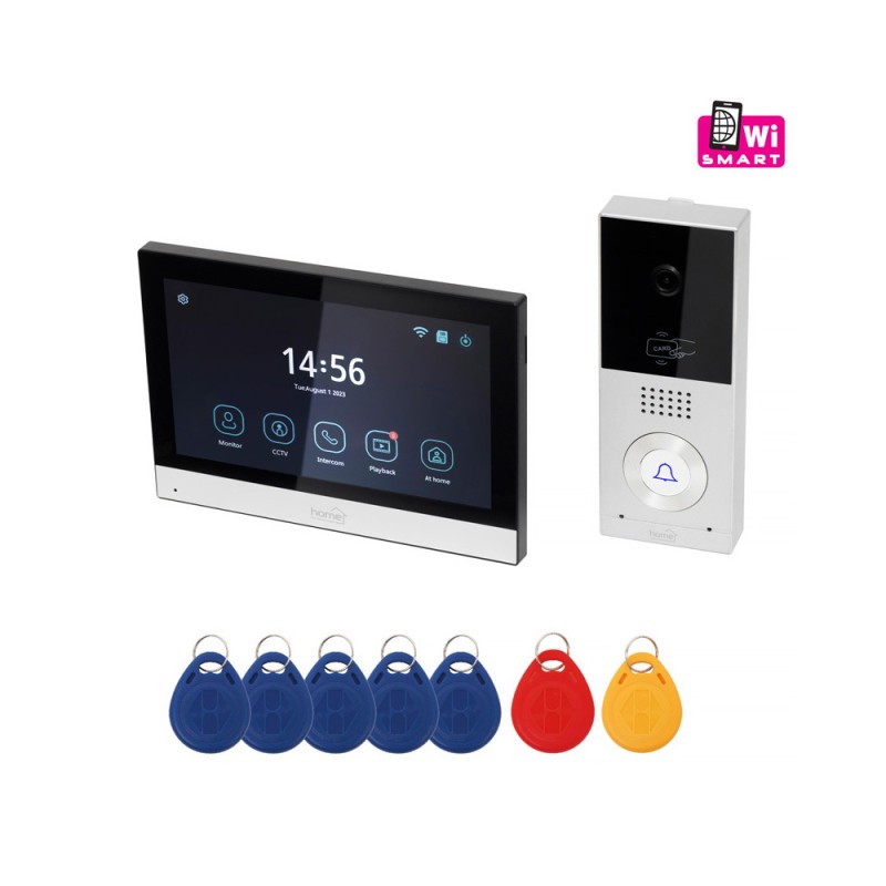 Videovrátnik SMART HOME DPV SMART – monitor, kamera a RFID prívesky