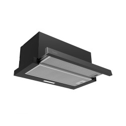 Digestor HOME KPE6044B TWISTER – čierny výsuvný digestor