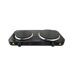 Varič elektrický 2-platnička ESPERANZA EKH014K čierny – čierny varič s dvomi platničkami